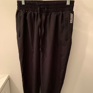 Justice girls black warm up pants size 14/16